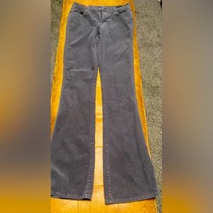Old navy dark grey corduroy flared pants